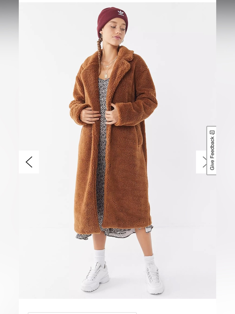 Urban outfitters Teddy Duster Coat